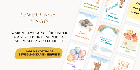 Bewegungskarten Kinder draussen, Bewegung Kleinkinder natur