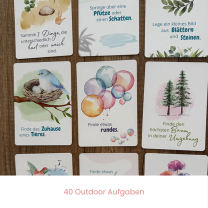 Bewegungskarten Outdoor für Kleinkinder