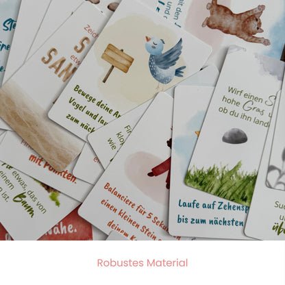 Bewegungskarten Outdoor für Kleinkinder