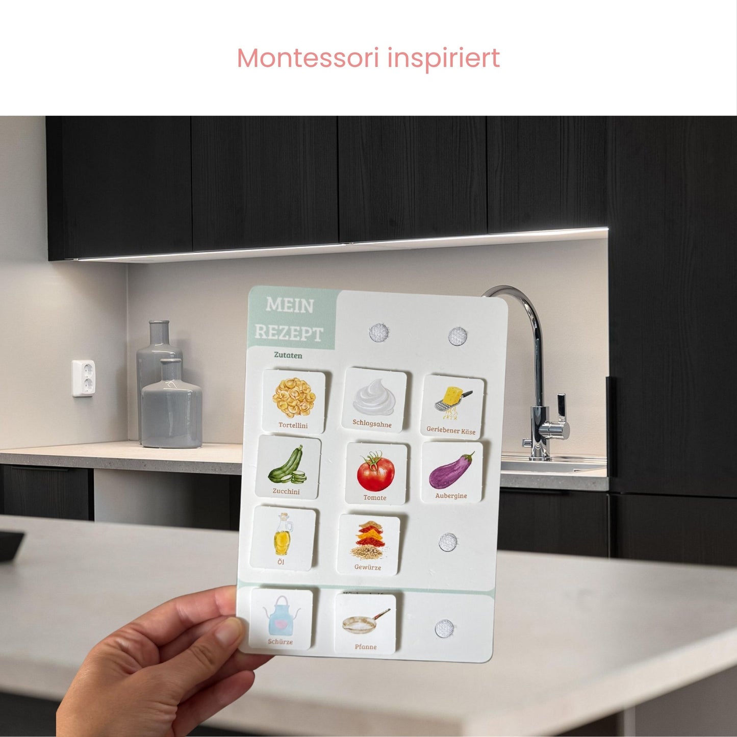 Rezeptsystem für Kinder mit Symbolen