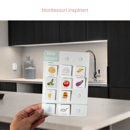 Rezeptsystem für Kinder mit Symbolen